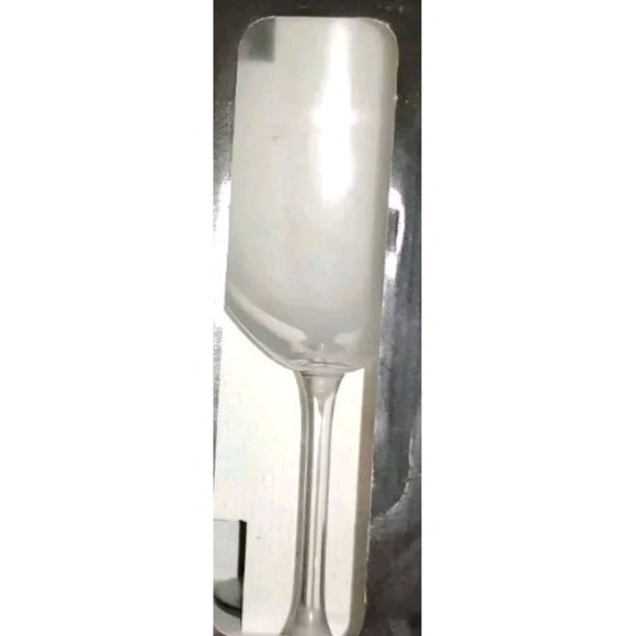 6 European Glassware Wine Glasses Bohemian Czech Crystallite Titanium 20 oz. EUC